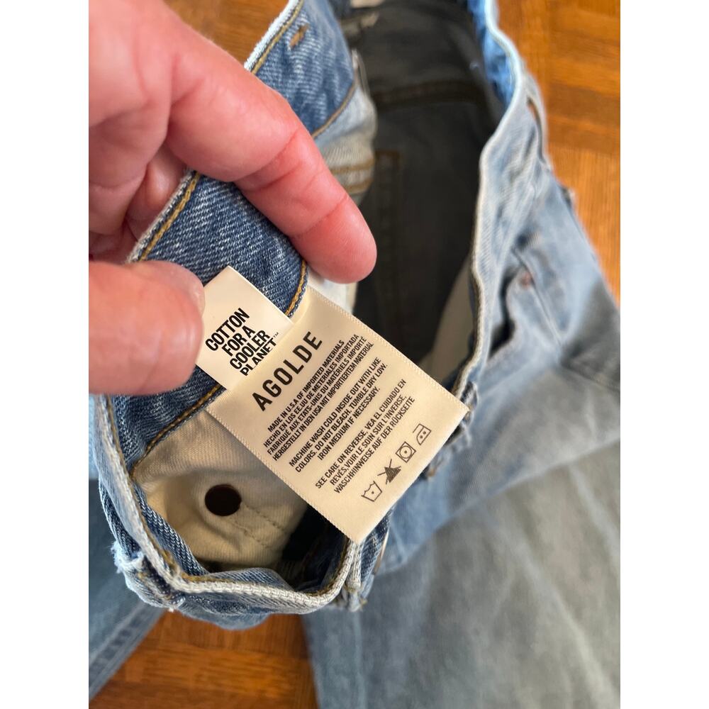 AGOLDE BUSTED KNEE KELLY JEAN SIZE 26 - Picture 5 of 7